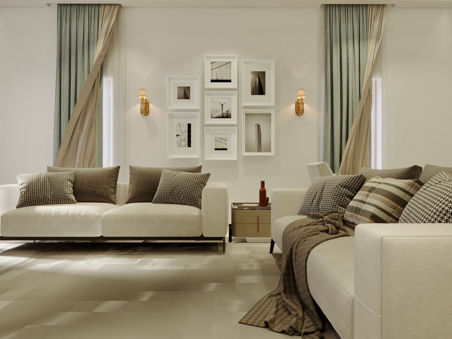 Tidy, comfortable family living room kept fresh by recurring cleaning visits